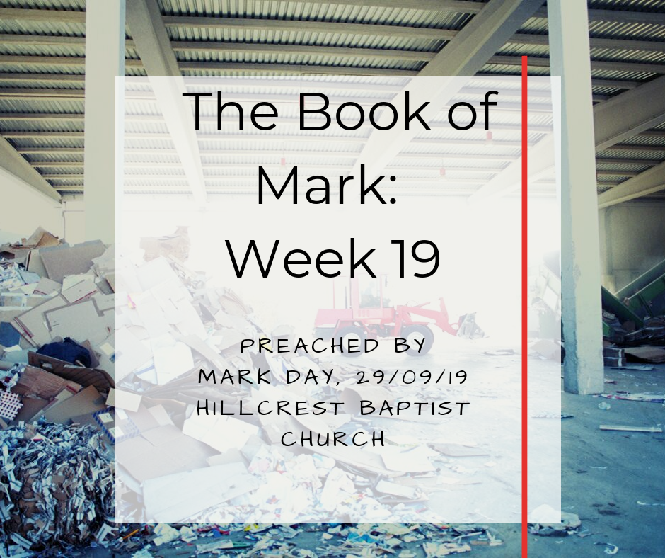 The Book of Mark: Week 19 – Mark Day
